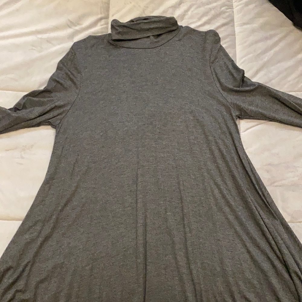 Long sleeve flare dress